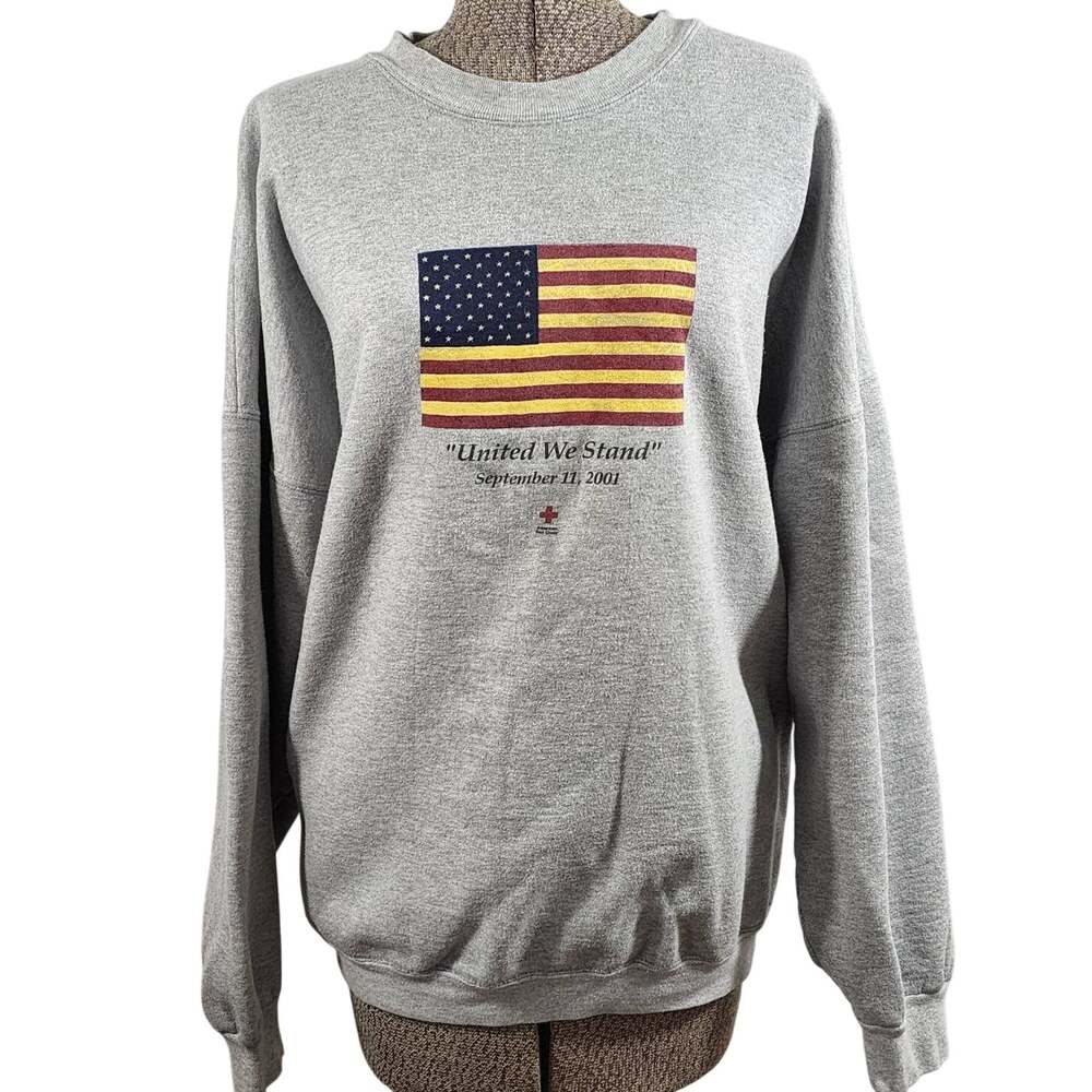 Hanes Sz XXL 'United We Stand' September 11, 2001 American Red Cross Sweatshirt